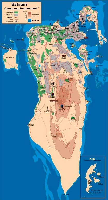 مكتبة الصور - البومات الأعضاء - ولد البحرين - خريطة مملكة البحرين